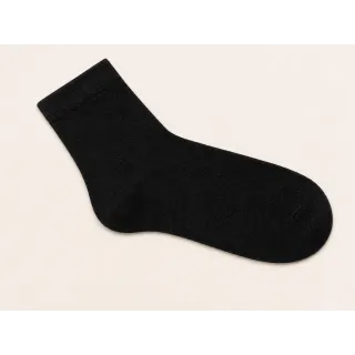Svarta Strumpor 30-pack – materialdetalj på svart bambustrumpa
