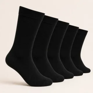 Svarta Bambustrumpor XL 5-pack – fem par svarta bambustrumpor