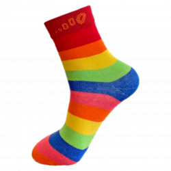 Pridestrumpor i storlek 38-44 - Unisex-strumpor av återvunnen bomull