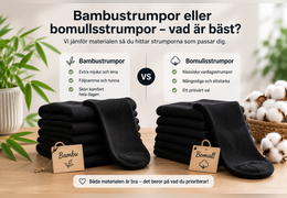 Bambustrumpor eller bomullsstrumpor – vad är bäst?
