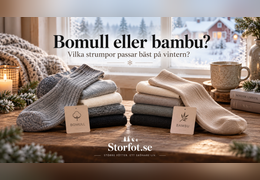 Bomullsstrumpor eller bambustrumpor – vilka är bäst på vintern?