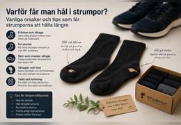 Varför får man hål i strumpor? Vanliga orsaker och tips som får strumporna att hålla längre
